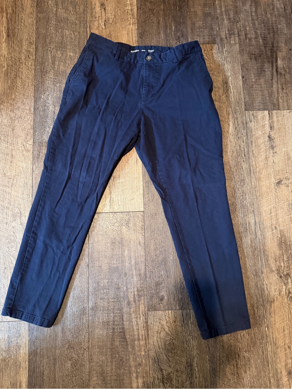 Old Navy Men’s Slim Ultimate Built-In Flex Chino Pants Navy 33x32